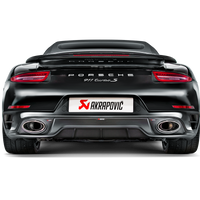 Akrapovic 14-15 Porsche 911 Turbo/Turbo S (991) Slip-On Line (Titanium) w/ Carbon Titanium Tips