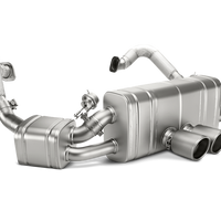 Akrapovic 16-16 Porsche Boxster Spyder / Cayman GT4 (981) Slip-On Line (Titanium) w/ Titanium Tips