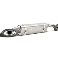 Akrapovic 14-15 Porsche 911 Turbo/Turbo S (991) Slip-On Line (Titanium) w/ Carbon Titanium Tips
