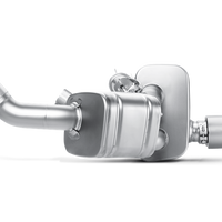 Akrapovic 16-16 Porsche Boxster Spyder / Cayman GT4 (981) Slip-On Line (Titanium) w/ Titanium Tips