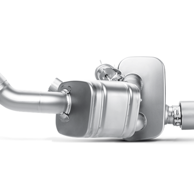 Akrapovic 16-16 Porsche Boxster Spyder / Cayman GT4 (981) Slip-On Line (Titanium) w/ Titanium Tips