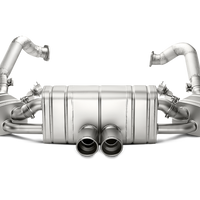 Akrapovic 16-16 Porsche Boxster Spyder / Cayman GT4 (981) Slip-On Line (Titanium) w/ Titanium Tips