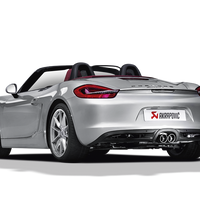 Akrapovic 16-16 Porsche Boxster Spyder / Cayman GT4 (981) Slip-On Line (Titanium) w/ Titanium Tips