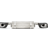 Akrapovic 14-15 Porsche 911 Turbo/Turbo S (991) Slip-On Line (Titanium) w/ Carbon Titanium Tips